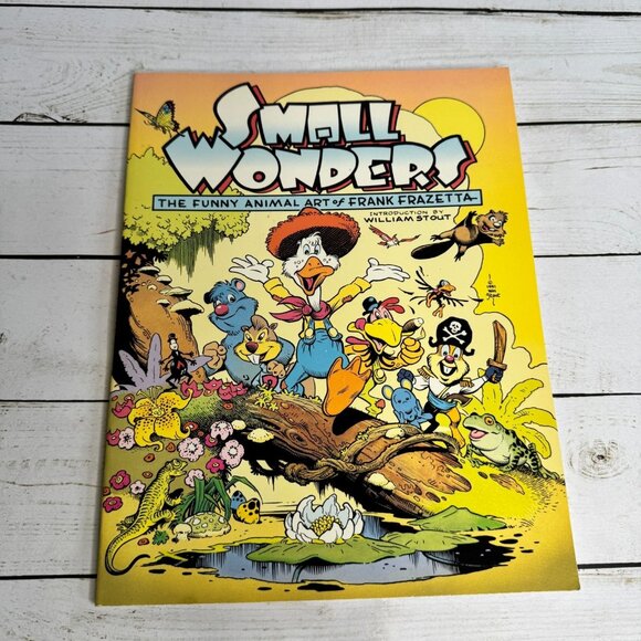 Small Wonders The Funny Animal Art of Frank Frazetta 1991 Comics Humor Cartoons - Picture 1 of 7